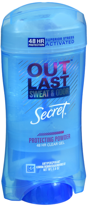 Secret Outlast Ap/Deo Gel Powder 2.6oz Deodorant 2.6 oz By Procter & Gamble Dist Co USA 