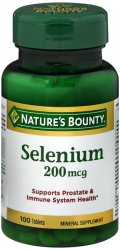 Selenium 200Mcg Tablet 200Mcg 100 By Nature's Bounty USA 