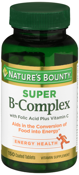 Super B Complex W/C Tab 150 By Nature's Bounty USA 