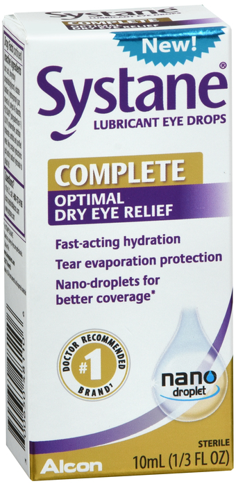 Systane Complete Dry Eye Relief Drops 10 ml Drops by Alcon Vision Care Grp USA 