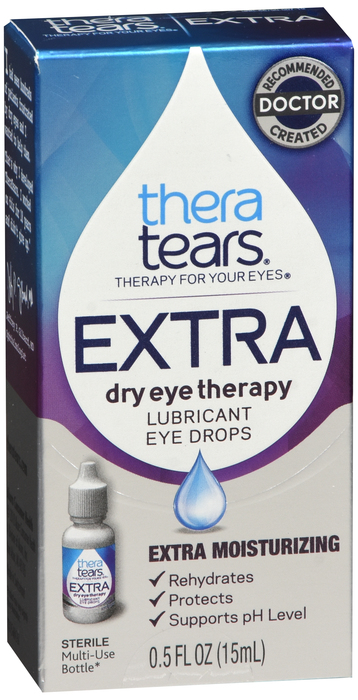 Theratears Extra Dry  Eye Therapy Drops 15 ml  By Medtech