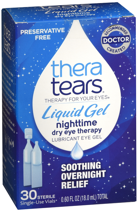 Theratears Nightime Liquid Gel 30X0.60oz Liqui-Gels 30X0.60 oz By Advanced Visio