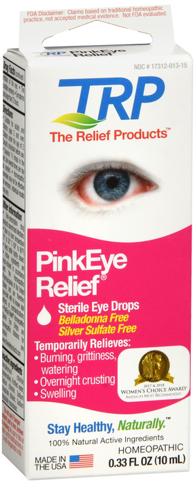 Trp Pinkeye Relief Homeopathic Drops 0.3 Drops 0.33 oz By Trp Company USA 