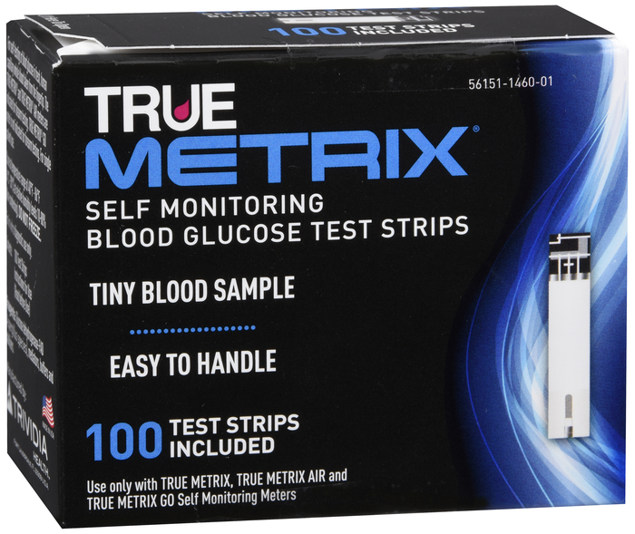 True Metrix Test Strips 100 By Trividia Health -OTC USA 