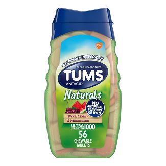 Case of 36-Tums Naturals Blkcherry Wtrmln Tab 56 By Glaxo Smith Kline Consumer Hc USA 