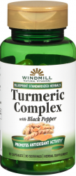Turmeric Complex Blck Ppr Capsule 60 By Windmill Health Products USA 
