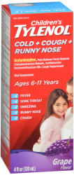 Tylenol Child Cold+Cough+Rn SUSP Grp 4oz Suspension 4 oz By J&J Consumer USA 