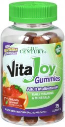 Vitajoy Multivitamn Gummy 75Ct Gummy 75 By 21st Century USA 