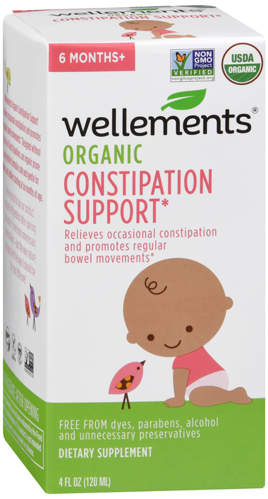 Wellements Baby Constipation Support Liquid 4 oz By Wellements USA 