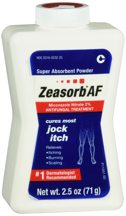 Zeasorb Jock Itch Powder 2.5 oz By Emerson Healthcare USA 