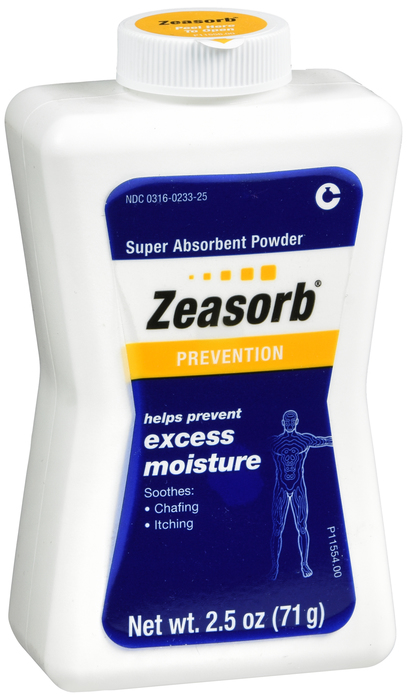 Pack of 12-Zeasorb Prevention Powder 2.5 oz By Emerson Healthcare USA 