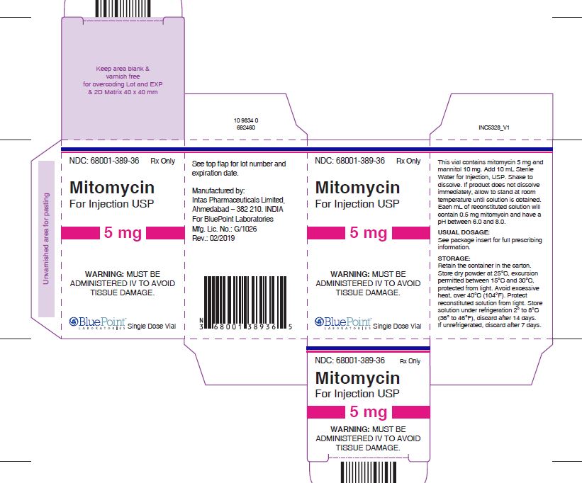 Rx Item-Mitomycin 5MG by Injection Bluepoint Pharma USA 