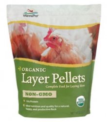 Organic Layer Pellets 16% Protein, 10lb By Manna Pro  
