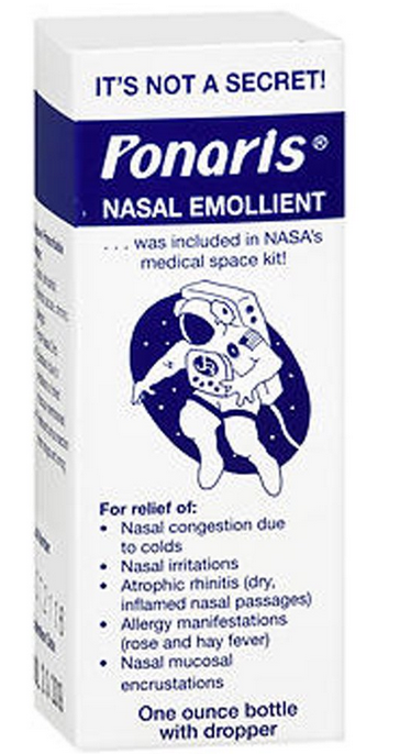 Ponaris Nasal Emollient 1 oz By Jamol Laboratories USA 
