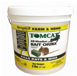 Tomcat All-Weather Bait Chunx, 9lb By Motomco