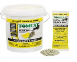Tomcat Rat and Mouse Bait Place Pacs, 4.1lb (85gm x 22) By Motomco