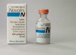 Novolin N NPH Human Insulin 100 IU/mL, 10mL By Novo Nordisk
