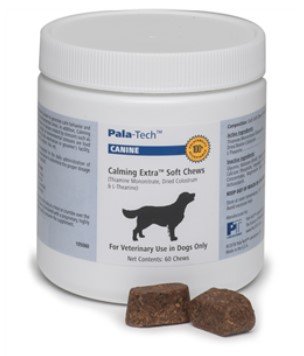 Calming Extra Soft Chews for Dogs, 60 Count  By Pala-Tech Laboratories