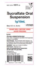 Sucralfate Suspension 1gm/10mL, 420mL By Par Pharm