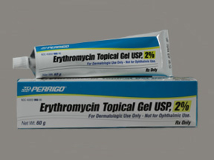 Rx Item-Erythromycin  Bas 2% 60 GM Gel by Perrigo Pharma USA 