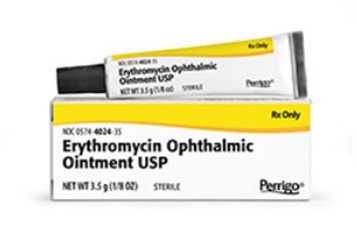 Erythromycin Ophthalmic Ointment 0.5% 3.5gm By Perrigo Pharmaceuticals