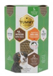 Yummy Combs 12oz Carton, Large, 9 Individually Wrapped FlossinBy Pet's Best Life