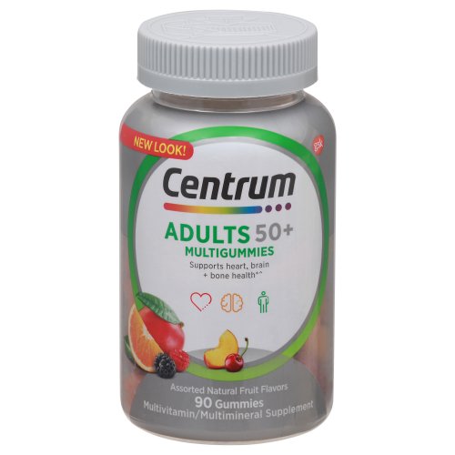 Case of 12-Centrum Adult 50+ Multi Gummy 90CT BY GLAXO Smith Kline Consumer Hc USA  