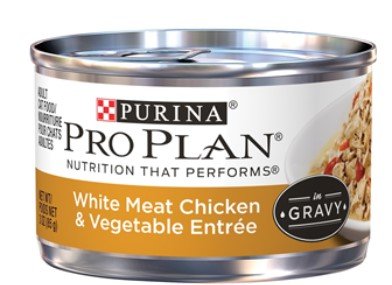Pro Plan Savor Adult White Meat Chicken and Vegetable Entrée in Gravy for Cats,