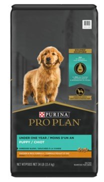 Pro Plan Savor Puppy Shredded Blend Chicken and Rice Formula for Dogs, 34 lb