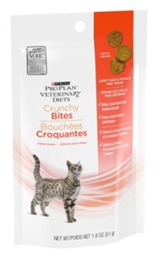 Pro Plan Veterinary Diets Crunchy Bites Feline Treats, 1.8oz  By Purina