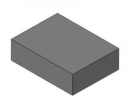 Foam Rectangle Positioner, 3 x 8 x 12 By Radiation Concepts