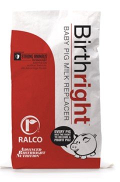 Birthright Baby Pig Milk, 25lb By Ralco Nutrition 