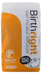 NAP Birthright Baby Pig Milk Replacer, 25lb By Ralco Nutrition 
