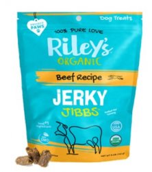 Organic Beef Jerky Jibbs Dog Treats By Riley's Organics