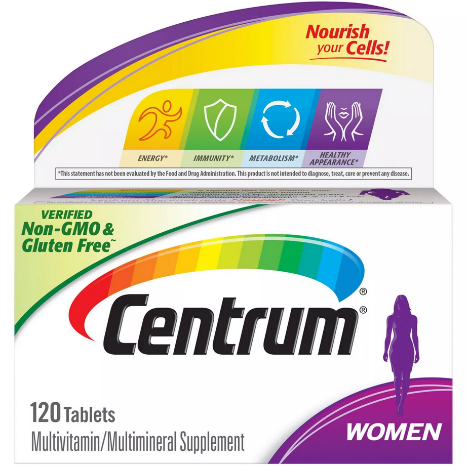 Case of 12-Centrum Silver Women 50+ Tab Multi 100 By Glaxo Smith Kline Consumer HealthCare USA 