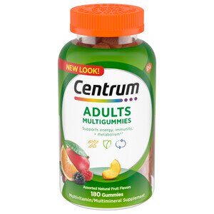 Case of 12-Centrum Adult Multi Gummy 180CT  By Glaxo 