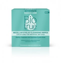 Biotrue Hydr Micellar Eyelid Clean Wipe 30Ct By Valeant North America LLC