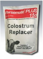 Nursemate Plus 150 Colostrum Replacer with Immu-Prime, 60 By Sterling Technology