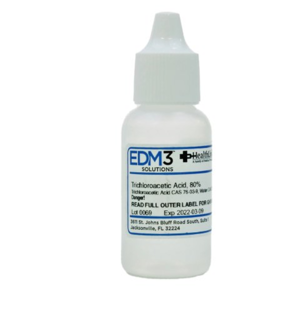 RX ITEM-EDM3 Tri-Chloroacetic Acid 80% Sol Chemistry Reagent 15Ml By HEALTH 