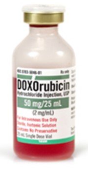 Doxorubicin Injection 50mg/25mL, 25 mL By Teva Pharmaceuticals