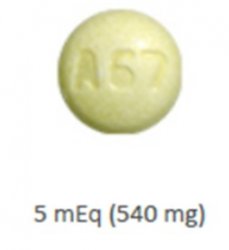 Potassium Citrate Tablets 5meq By Teva Pharmaceuticals