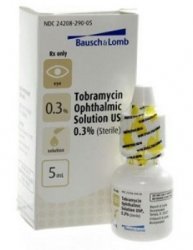 Tobramycin Ophthalmic Solution 0.3% By Valeant Pharmaceuticals
