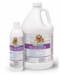 Vet-Kem Flea and Tick Shampoo for Dogs and Cats 1 gallon By Vet Kem