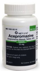 Acepromazine (Acepromazine Maleate) Tablets 25mg, 500 Count By Vet One 