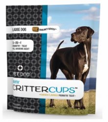 Advita CritterCups Probiotic Treat and Pill Masking Agent for Large Dogs, Chicke
