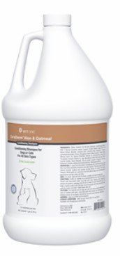 CeraDerm Aloe and Oatmeal Conditioning Shampoo for Dogs or Cats, 1 Gallon