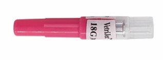 Eli-Vet Veterinary Needles - 18G X 1 Inch, Aluminum Hub, Individual Sheaths, Sterile & Autoclavable, 100 Per Box (AHN1825)