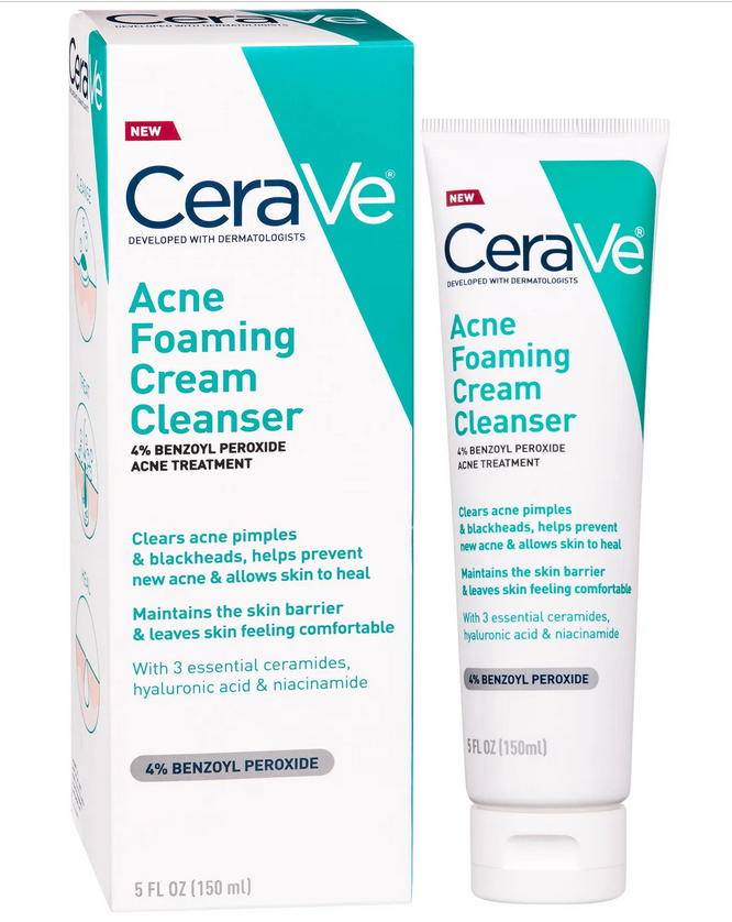 Cerave Acne Foaming Cleanser 5 Oz By Loreal