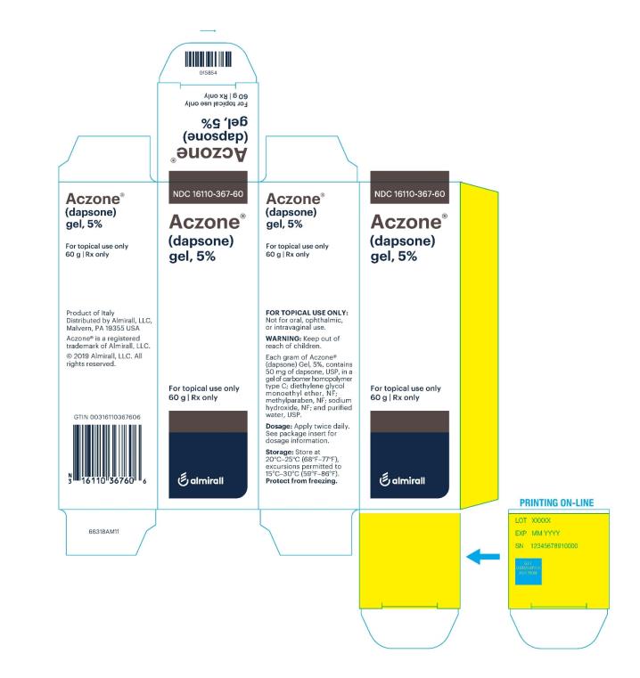 Rx Item-Aczone 5% 60 GM Gel by Aqua Pharma USA 