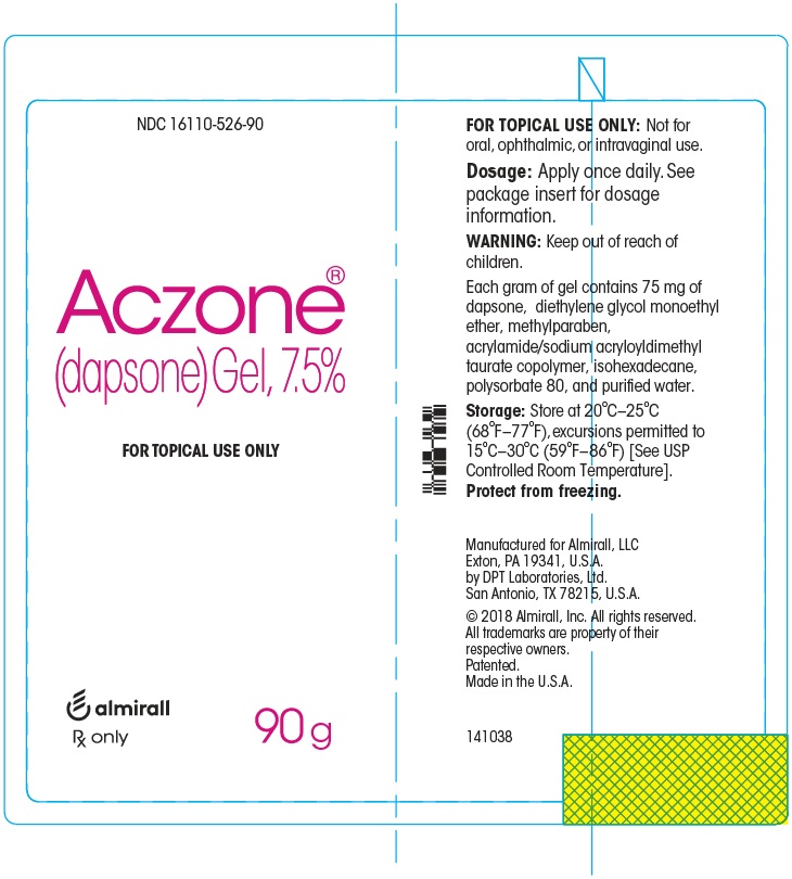 Rx Item-Aczone 7.5% Gel 90 By Aqua Pharmaceuticals USA 